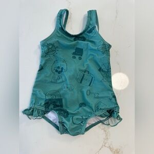 Kids Swim One Piece in Teal